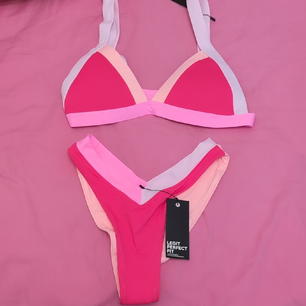 OneOneSwim Colorful Bikini Set